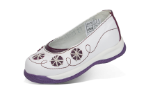 Light children's white shoes