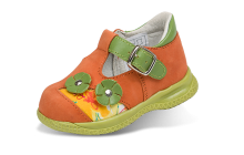 Children's sandals with decorative flowers