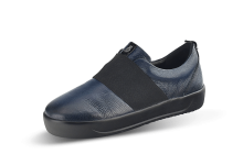 Ladies' sport shoes in dark-blue leather