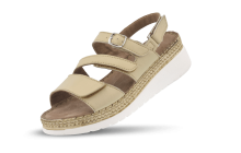 Ladies' beige sandals