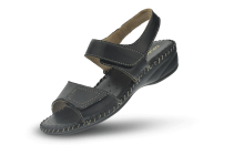 Ladies' black sandals