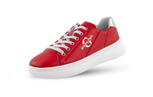 Ladies' red sports shoes