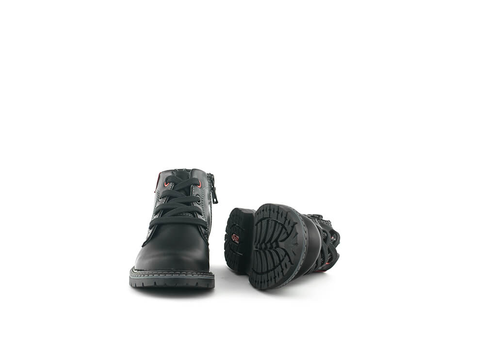 Kids' boots type chukka in black color 360° placeholder image