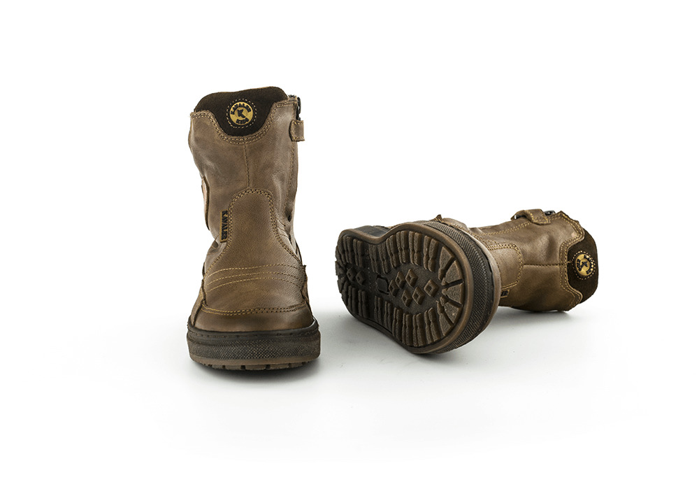 Kids'-teen boots in brown color 360° Image