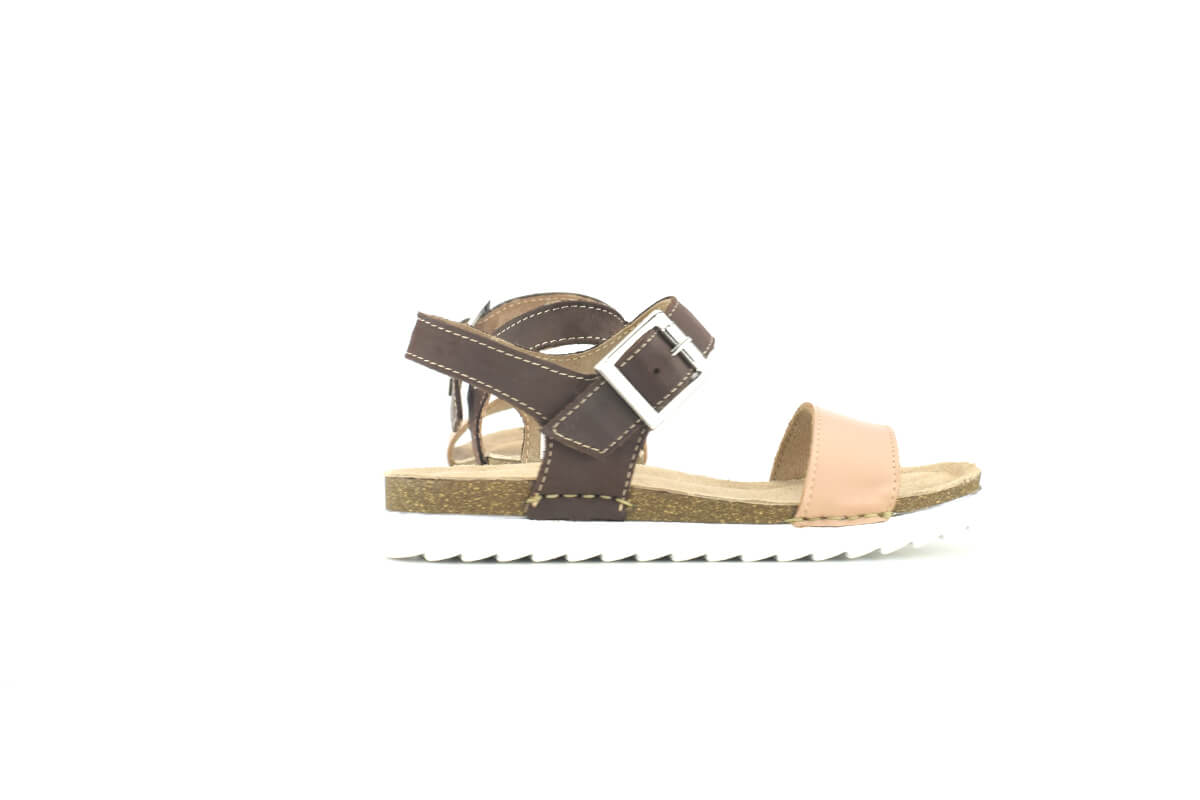 Ladies' brown sandals 360° Image