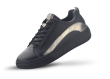 Ladies' sports shoes in black and silver Thumb 360 °