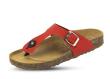 Ladies' slippers in red color Thumb 360 °