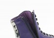Kids' sports shoes in purple with silver stripe Thumb