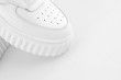 Ladies' sports shoes made in white and silver Thumb