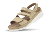 Ladies' beige sandals Thumb 360 °