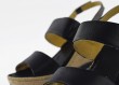 Ladies' sandals in black Thumb