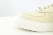 Ladies' sports shoes from beige leather Thumb