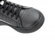 Ladies' sports shoes in black and silver Thumb