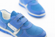 Детски спортни обувки в светло синя напа и велур Thumb