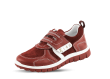 Детски спортни обувки в червена напа и велур Thumb 360 °
