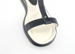 Дамски сандали в черно и бяло Thumb