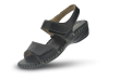 Ladies' black sandals Thumb 360 °