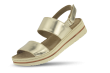 Дамски сандали в златист цвят Thumb 360 °