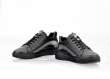 Ladies' sports shoes in black and silver Thumb