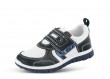 Kids' sports shoes in white and blue color Thumb 360 °