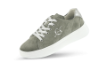 Ladies' sports shoes in gray suede leather Thumb 360 °