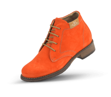 Ladies' orange chukka boots