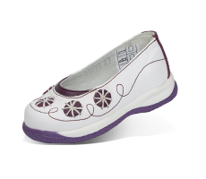 Light children's white shoes