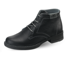 Ladies' boots type chukka in black