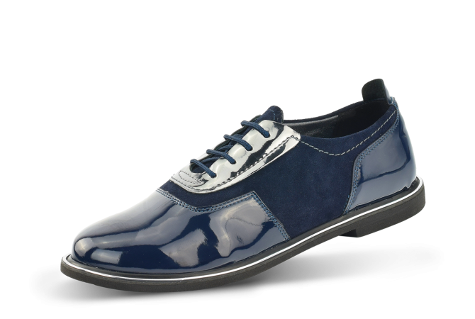 Ladies' shoes in dark blue