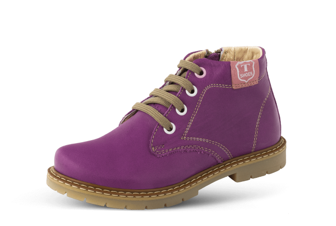 Kids' boots in purple-pink color