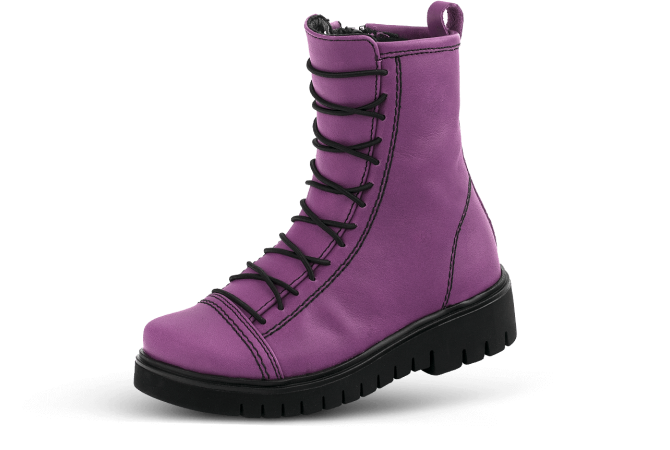 Kids' boots in light purple color