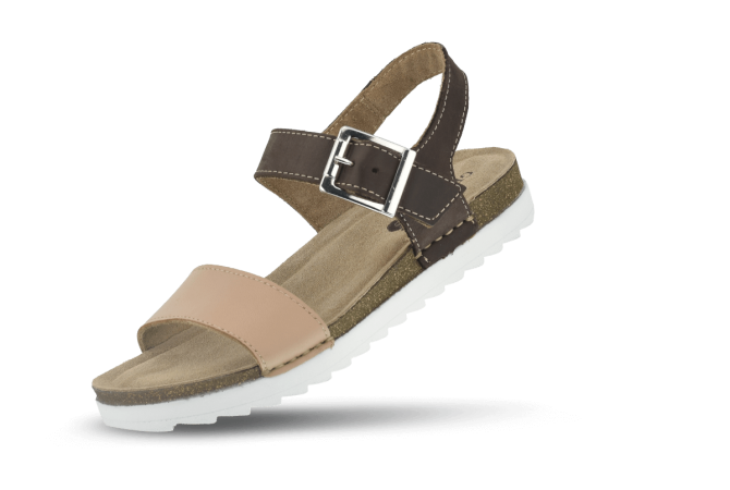 Ladies' brown sandals