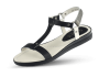 Дамски сандали в черно и бяло Color: Черен Price: 49.60BGN