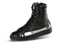 Детски спортни обувки в черен цвят и сребърна лента Color: Черен Price: 60.20BGN