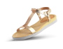 Дамски сандали в златисто Цвят: Златист Цена: 49.60лв.