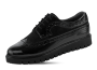 Дамски обувки от черен велур и лак Цвят: Черен Цена: 88.00лв.